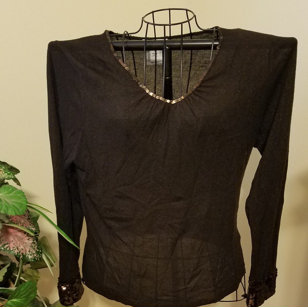 Talbots Sweater with Sequences